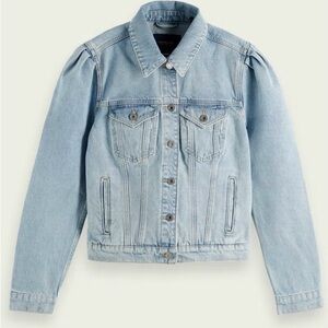 SCOTCH & SODA Sky Blue Denim Jacket